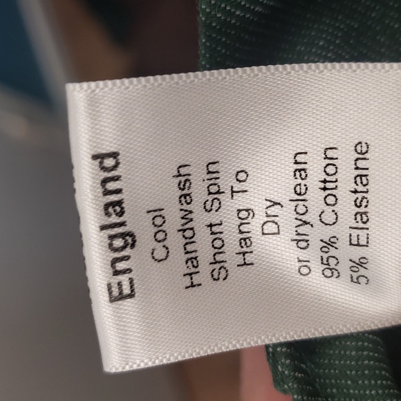 Vintage 1940's Freddies Of Pinewood Wing Trouser In Green Size 34 - Picture 9 of 11